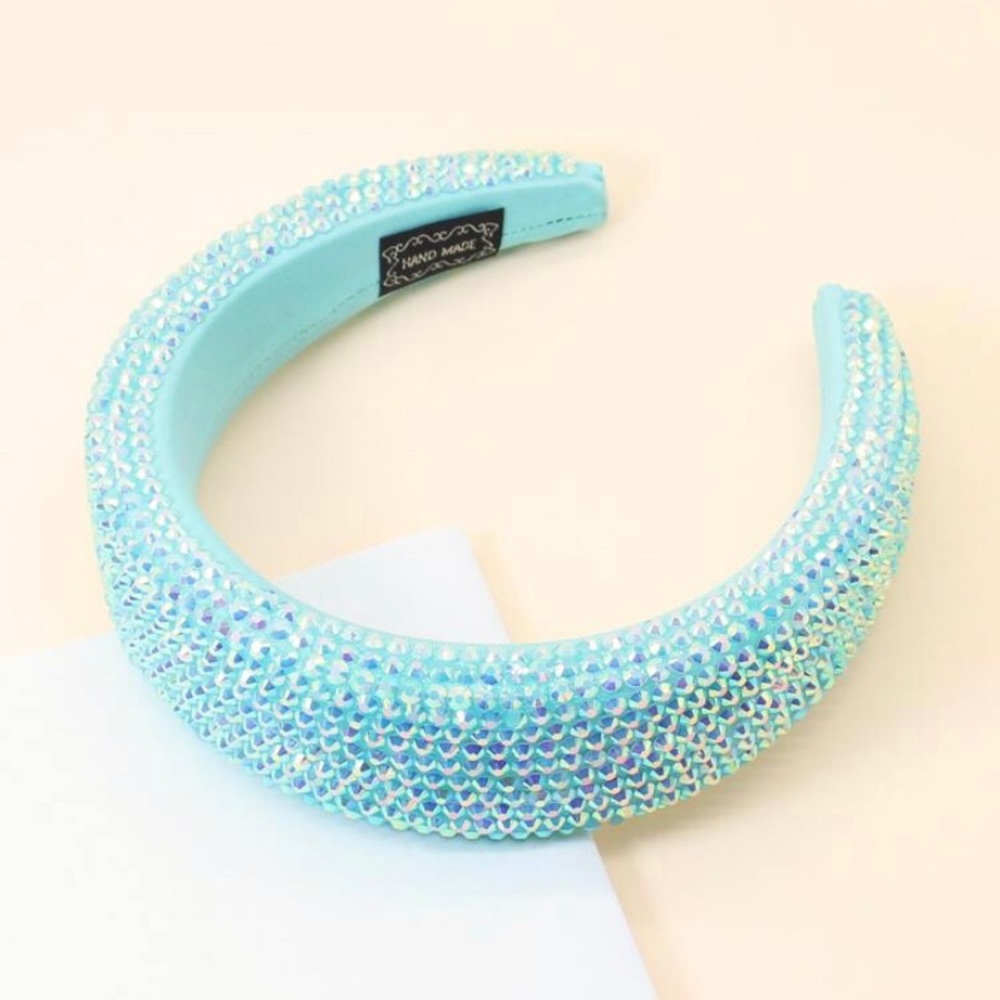 BUNDLE 2 ITEMS FOR $10 Girls rhinestone decor hair hoop